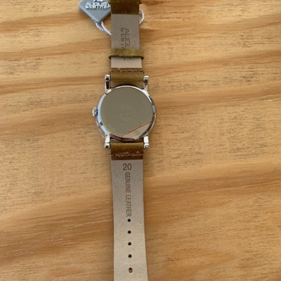 August Steiner Champagne Dial Brown Leather Ladies Watc - Picture 6 of 13